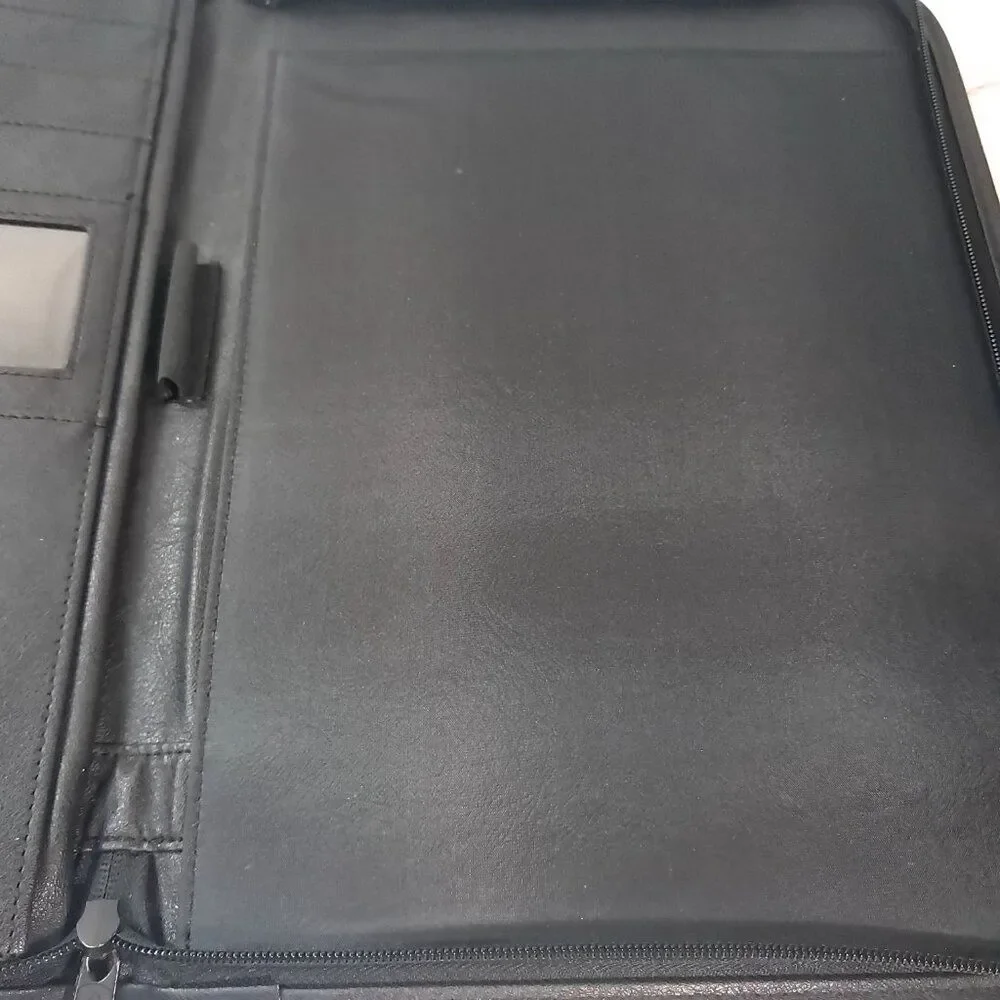 Cogent Systems planner organizer black zippered case office school‎ business